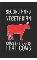 Second Hand Vegetarian Cow Eat Grass I Eat Cows