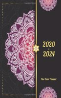 2020-2024 Five Year Planner: Love Flower 5 Year Planner Calendar Book 2020-2024 Size 8.5 x 11 Inch, 60 Months Calendar, 5 Year Appointment Calendar, Business Planners, Agenda Sc