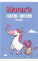 Maren's Farting Unicorn Notebook