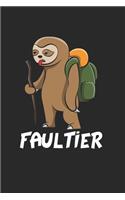 Faultier Notizbuch