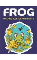 Frog Coloring Book for Kids Ages 4-6: Delightful & Decorative Collection! Patterns of Frogs & Toads For Children's (40 beautiful illustrations Pages for hours of fun!) Unique gifts for k