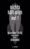 Kalender 2020 für Designer