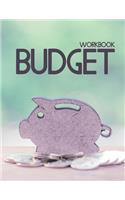 Budget Workbook: 12 Month Budget Planner Book, Financial Planning Journal, Monthly Expense Tracker and Organizer Bill Tracker, Expense Tracker, Home Budget book (Lit