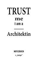 Notizbuch für Architekten / Architekt / Architektin: Originelle Geschenk-Idee [120 Seiten kariertes blanko Papier]
