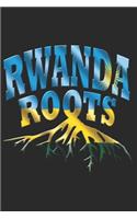 Rwanda Notebook: Rwanda Notebook - college book - diary - journal - booklet - memo - composition book - 120 sheets - Dot Grid paper 6x9 inch