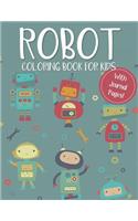 Robot Coloring Book for Kids