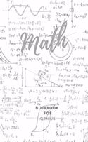 Math Notebook for Genius