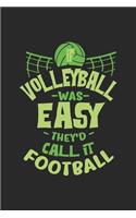 If Volleyball Was Easy They'd Call It Football