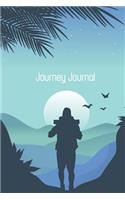 Journey Journal: Vacation Planner, Trailer Travel Log Record, Camping Diary Notebook, Holiday Planning, Scrapbook Memory Book Keepsake, Size 6 x 9 Inch, 100 Pages