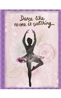 Dance Like No One is Watching: Dance Club Notebook (10); Dance Club Journal; Dance Club Log Book; Dance Club Composition Book: Wide Ruled Lined; 135 sheets/270 pages (7.44 x 9.69"