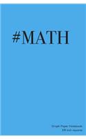 Graph Paper Notebook 3/8 inch squares