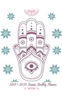 2019-2020 Hamsa Monthly Planner