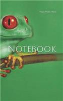 Notebook: Frog Jungle Venomous Toad Exotic Tropics Tropic Amphibian Frogs Toads Amphibians