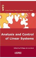 Analysis and Control of Linear Systems