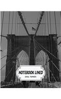 Notebook Lined Bridge: Notebook Journal Diary