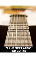Blank Sheet Music For Guitar