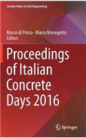 Proceedings of Italian Concrete Days 2016