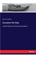 Jerusalem the Holy: a brief history of ancient Jerusalem