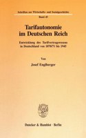 Tarifautonomie Im Deutschen Reich