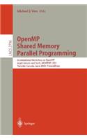 Openmp Shared Memory Parallel Programming