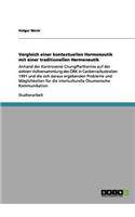 Vergleich einer kontextuellen Hermeneutik mit einer traditionellen Hermeneutik