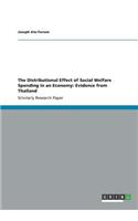 Distributional Effect of Social Welfare Spending in an Economy