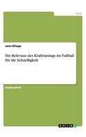 Die Relevanz des Kraftrainings im Fußball für die Schnelligkeit