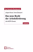 Das Neue Recht Der Arbeitsforderung: Job-Aqtiv-Gesetz