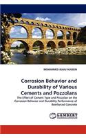 Corrosion Behavior and Durability of Various Cements and Pozzolans