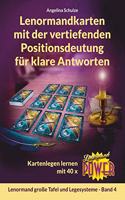 Lenormandkarten mit der vertiefenden Positionsdeutung fur klare Antworten: Kartenlegen lernen mit 40 x Lenormand Power