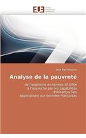 Analyse de La Pauvrete