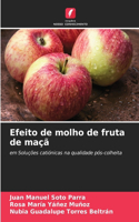 Efeito de molho de fruta de maçã