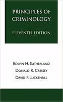 PRINCIPLES OF CRIMINOLOGY 11/ED