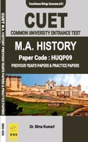 CUET MA History ( Test Paper Code- HUQP09 ) Entrance Exam Previous Year Papers & Practice Papers ( English Medium )