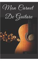 Cahier de guitare avec tablatures et portées: Mon carnet de guitare/carnet de guitare - idée cadeau musicien - cadeau guitariste -Carnet de tablature guitariste-cahier portée