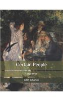 Certain People: Large Print