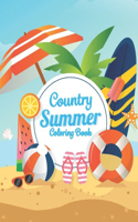 Country Summer Coloring Book