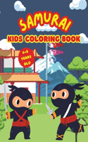SAMURAi KIDS COLORING BOOK 4-8 Years Old