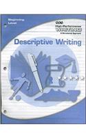 High-Performance Writing Beginning Level, Descriptive Writing: (DODDS WRITING PROGRAM)