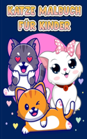 Niedliche Katze Färbung Buch für Kinder