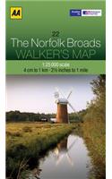 Walker's Map the Norfolk Broads