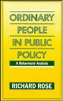 Ordinary People in Public Policy