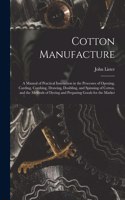 Cotton Manufacture