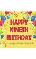 Happy Nineth Birthday - A Book of Life's Precious Moments