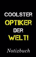 Coolster Optiker Der Welt Notizbuch