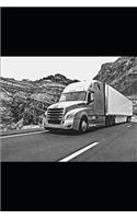 Freightliner Cascadia notebook: 6 x 9. Lined paper. 120 pages.