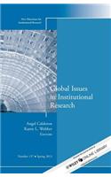 Global Issues in Institutional Research