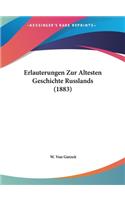 Erlauterungen Zur Altesten Geschichte Russlands (1883)
