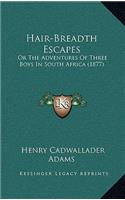 Hair-Breadth Escapes: Or the Adventures of Three Boys in South Africa (1877)