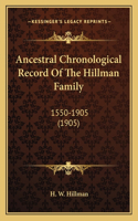 Ancestral Chronological Record Of The Hillman Family